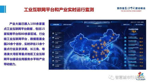 数字中国发布产业大脑 工业互联网大数据报告与PPT互联网数据服务