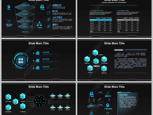互联网商务科技云计算大数据PPT模板 高效呈现与专业下载指南